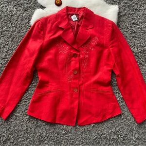 Vintage Kenzo Fitted jacket with embroidery